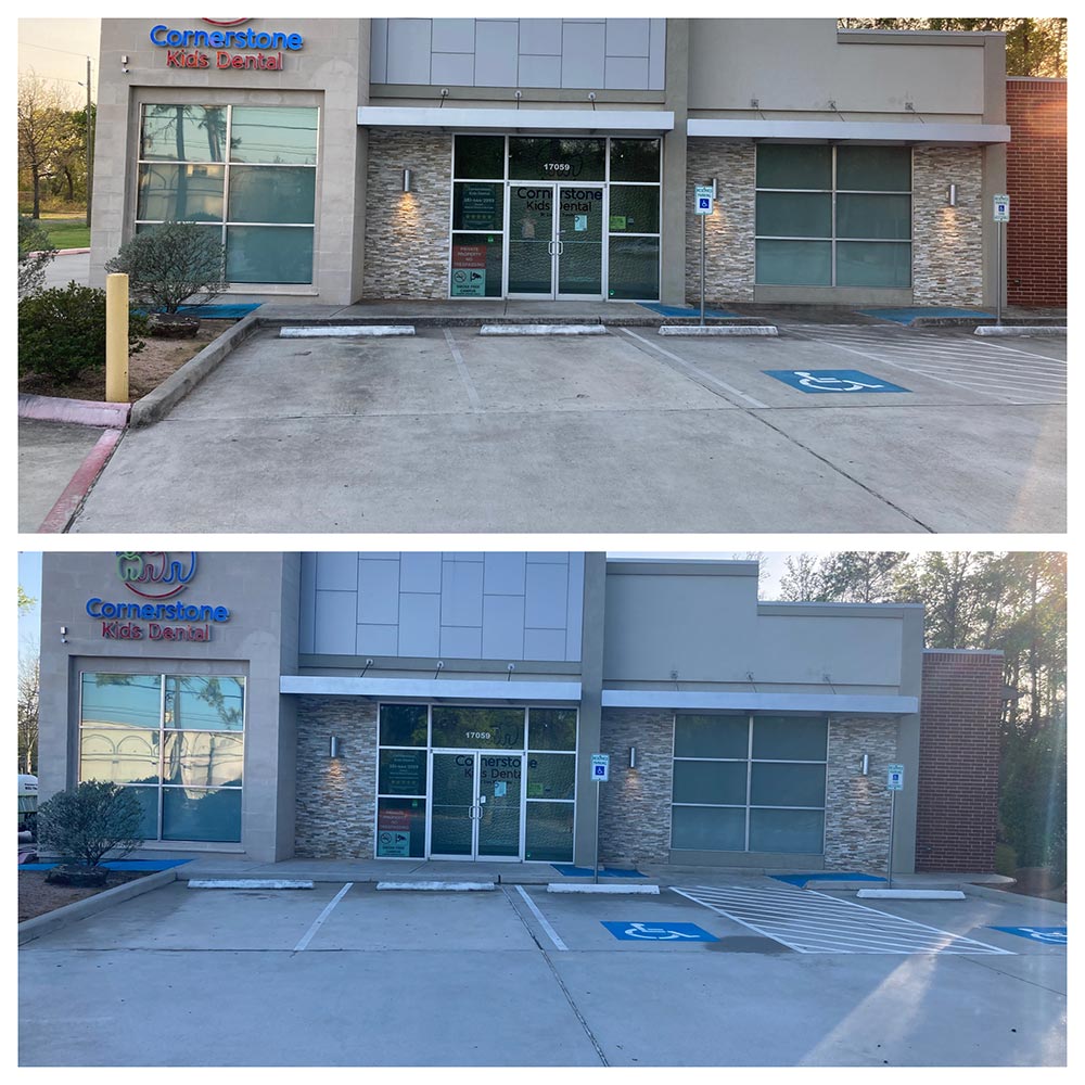 Commercial Pressure Washing and Concrete Cleaning in Spring, TX