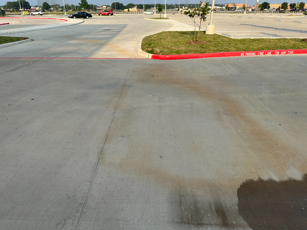 Parking Lot Rust Removal in Cypress, TX